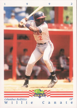 1992 Classic Best #86 Willie Canate Front