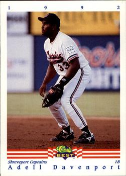 1992 Classic Best #435 Adell Davenport Front