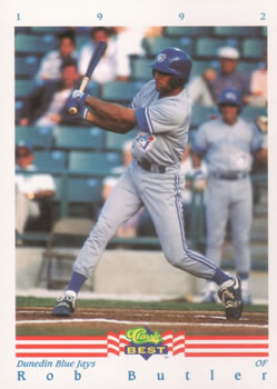 1992 Classic Best #89 Rob Butler Front