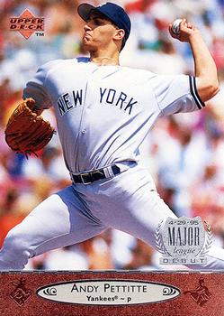 1996 Upper Deck #144 Andy Pettitte Front