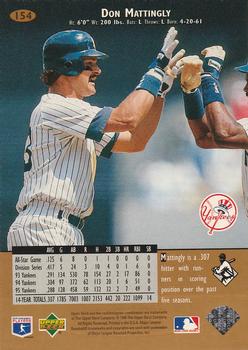 1996 Upper Deck #154 Don Mattingly Back