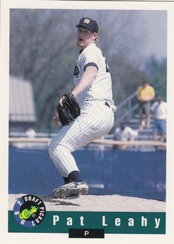 1992 Classic Draft Picks #114 Pat Leahy Front