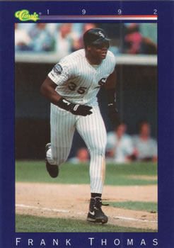 1992 Classic #106 Frank Thomas Front