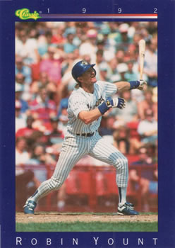 1992 Classic #128 Robin Yount Front