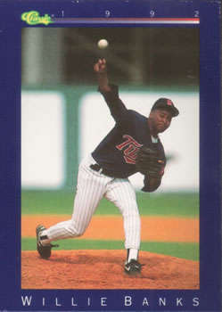 1992 Classic #160 Willie Banks Front