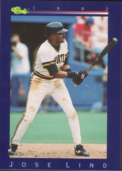 1992 Classic #178 Jose Lind Front