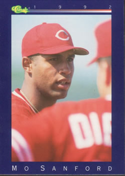 1992 Classic #197 Mo Sanford Front