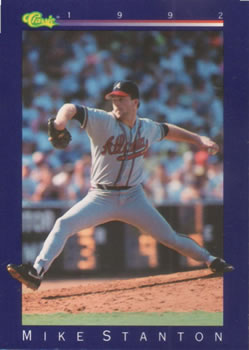 1992 Classic #19 Mike Stanton Front