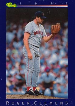 1992 Classic #189 Roger Clemens Front
