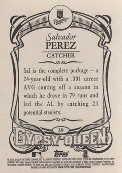 2014 Topps Gypsy Queen #39 Salvador Perez Back