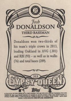 2014 Topps Gypsy Queen #313 Josh Donaldson Back