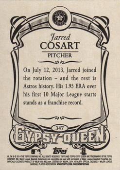 2014 Topps Gypsy Queen #347 Jarred Cosart Back
