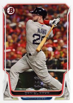 2014 Bowman #95 Daniel Nava Front