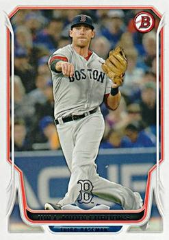 2014 Bowman #37 Will Middlebrooks Front