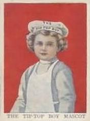 1910 Tip Top Bread (D322) #NNO Tip Top Boy Mascot Front