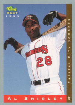 1993 Classic Best #117 Al Shirley Front