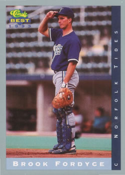 1993 Classic Best #135 Brook Fordyce Front
