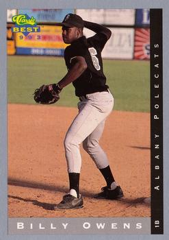 1993 Classic Best #85 Billy Owens Front