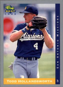 1993 Classic Best #138 Todd Hollandsworth Front