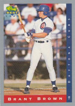 1993 Classic Best #172 Brant Brown Front