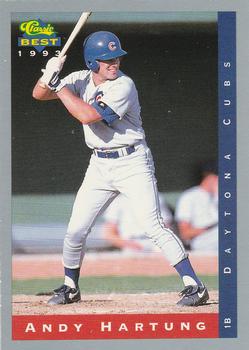 1993 Classic Best #202 Andy Hartung Front