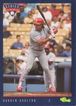 1993 Classic #T24 Darren Daulton Front