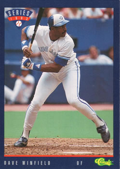 1993 Classic #T98 Dave Winfield Front