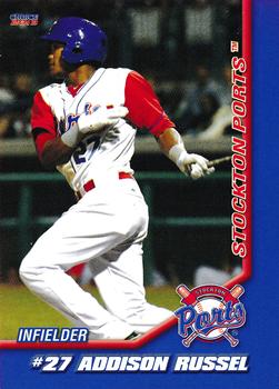 2013 Choice Stockton Ports #01 Addison Russell Front