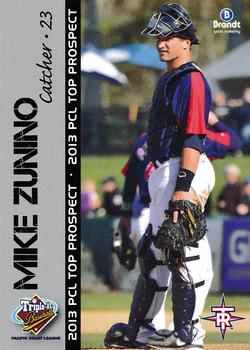 2013 Brandt Pacific Coast League Top Prospects #33 Mike Zunino Front