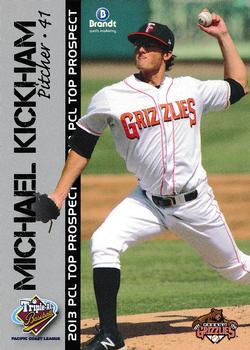 2013 Brandt Pacific Coast League Top Prospects #6 Mike Kickham Front