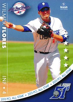 2013 Brandt Pacific Coast League All-Stars #9 Wilmer Flores Front
