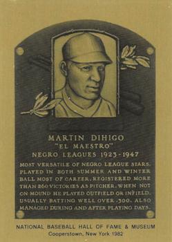 1981-89 Official Hall of Fame Metallic Plaques #NNO Martin Dihigo Front