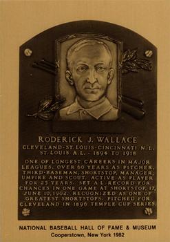 1981-89 Official Hall of Fame Metallic Plaques #NNO Bobby Wallace Front