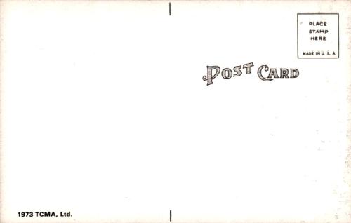 1973-80 TCMA All-Time Greats Postcards #NNO Christy Mathewson Back
