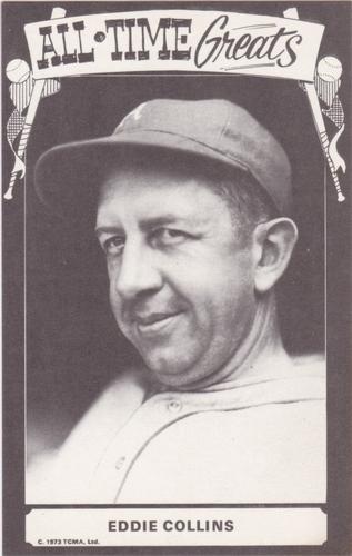 1973-80 TCMA All-Time Greats Postcards #NNO Eddie Collins Front