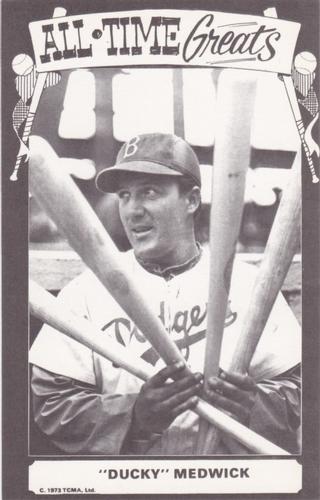 1973-80 TCMA All-Time Greats Postcards #NNO Joe Medwick Front