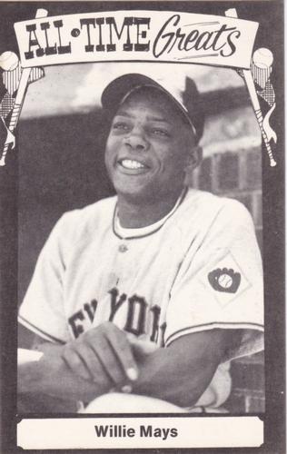 1973-80 TCMA All-Time Greats Postcards #NNO Willie Mays Front