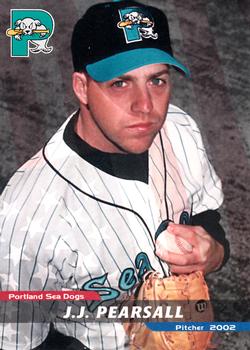 2002 Grandstand Portland Sea Dogs #NNO J.J. Pearsall Front