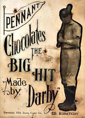 1910 Darby's Chocolates E271 #NNO Ed Konetchy Front