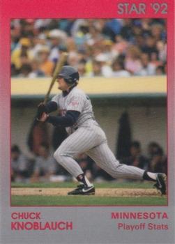 1992 Star Chuck Knoblauch #4 Chuck Knoblauch Front