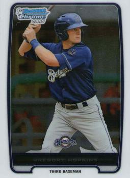 2012 Bowman Chrome - Prospects #BCP136 Gregory Hopkins Front