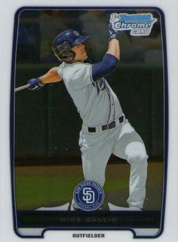 2012 Bowman Chrome - Prospects #BCP149 Mike Gallic Front