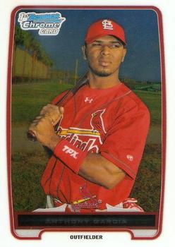 2012 Bowman Chrome - Prospects #BCP158 Anthony Garcia Front