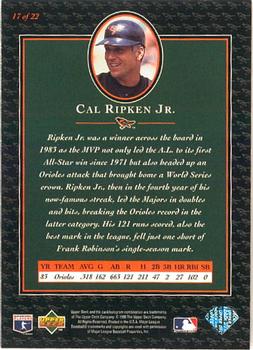 1996 Upper Deck - Ripken Collection #17 Cal Ripken Jr. Back