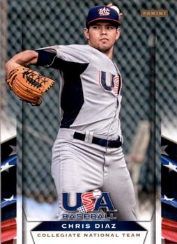 2013 Panini USA Baseball #9 Chris Diaz Front