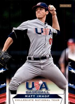 2013 Panini USA Baseball #14 Matt Imhof Front