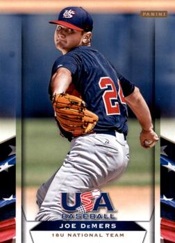 2013 Panini USA Baseball #27 Joe DeMers Front