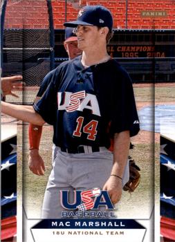 2013 Panini USA Baseball #35 Mac Marshall Front
