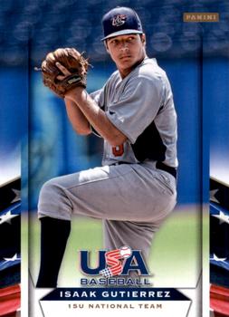 2013 Panini USA Baseball #49 Isaak Gutierrez Front