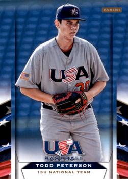2013 Panini USA Baseball #54 Todd Peterson Front
